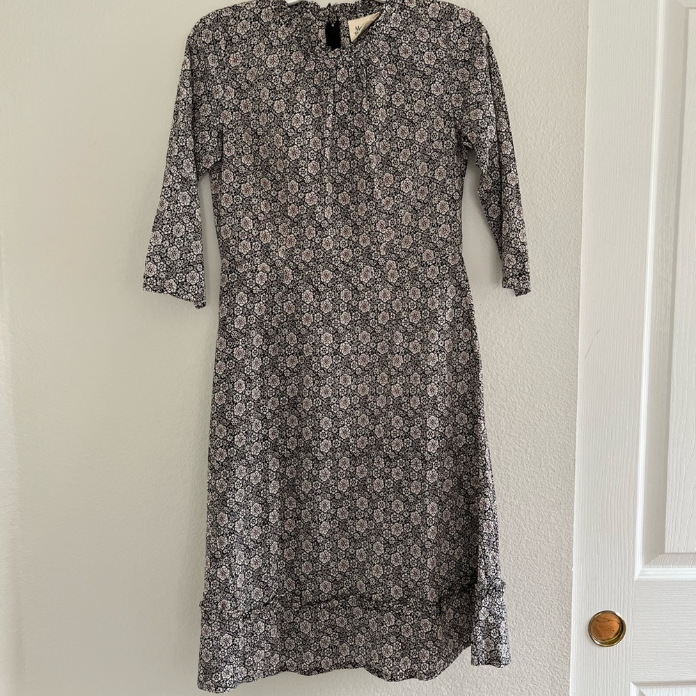 ModCloth Mata Traders 100% cotton The Frill of Romance Shift Dress size S